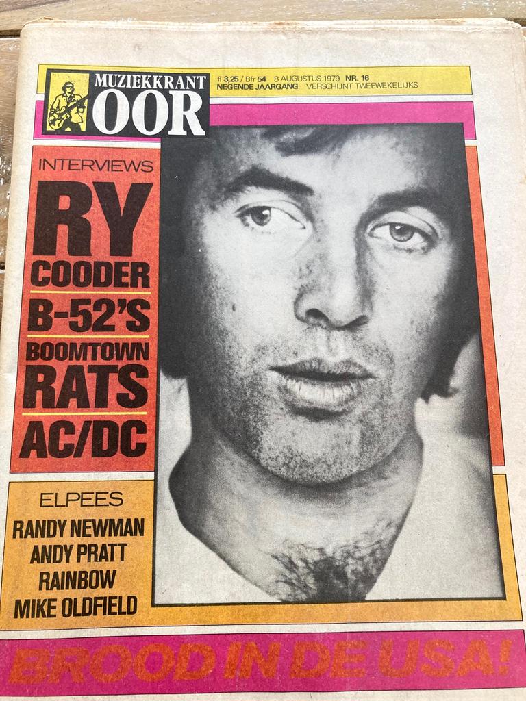 Muziekkrant OOR 1979 AC/DC Ry Cooder B-52’s RORY GALLAGHER, Boeken, Ophalen of Verzenden, Muziek, Film of Tv