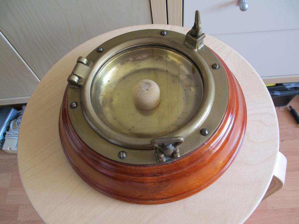 Patrijspoort op een Houten Voet, Uiterst Decoratief, Ophalen of Verzenden, Gebruikt, Overige typen, Zeilboot of Motorboot