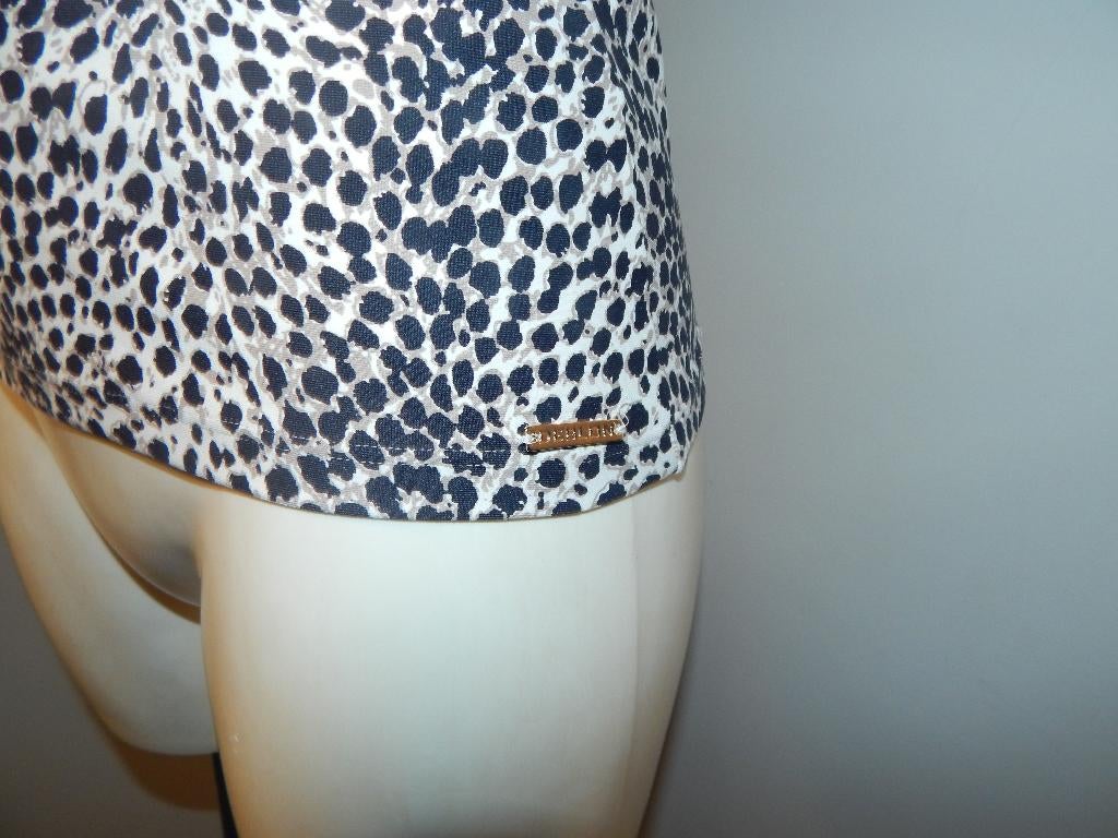 Deblon animal print top stretch kruis band goud label S/M, Overige kleuren, Verzenden, Deblon, Gedragen