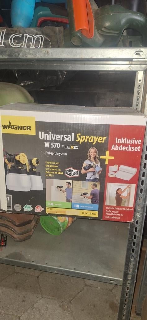 Wagner Universal Sprayer W 570 FLEXiO Verfspuitsysteem, Doe-het-zelf en Verbouw, Schildersmaterialen, Ophalen of Verzenden, Gebruikt