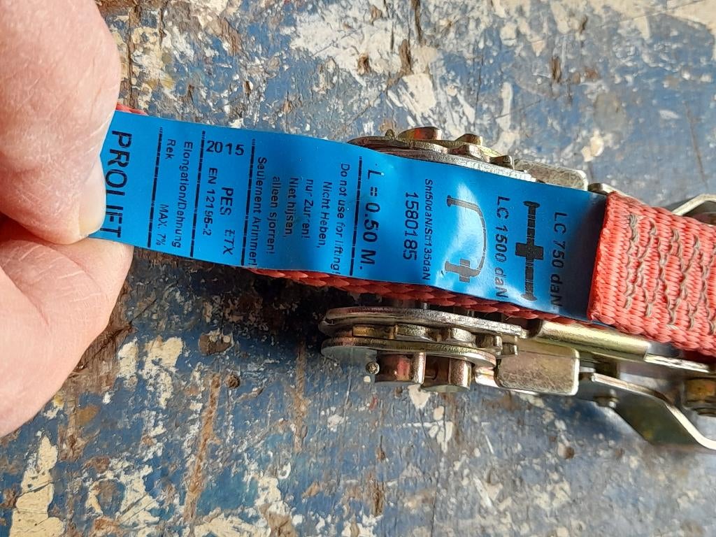 Spanbanden, Ophalen of Verzenden, Gebruikt, Handmatig