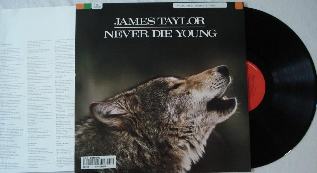 James Taylor - Never die young, Ophalen of Verzenden, Gebruikt, 12 inch, Poprock