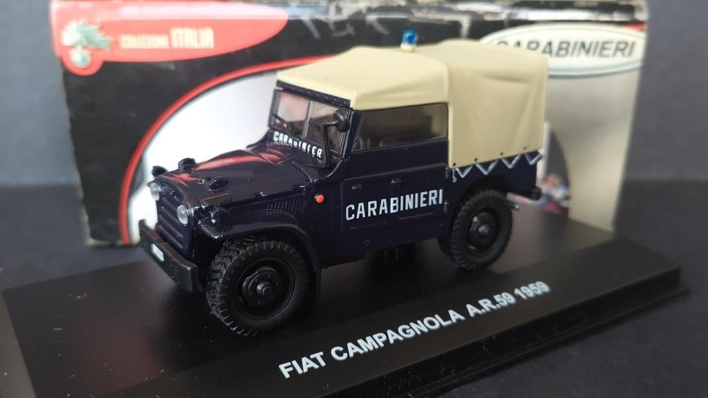 Fiat Campagnolo Carabinieri 1:43 Edison Giacatolli Pol, Overige merken, Verzenden, ., Italy