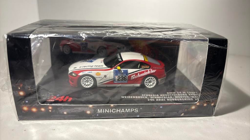 Bmw z4 m coupe #236 minichamps 1.43, Auto, Ophalen of Verzenden, MiniChamps, A