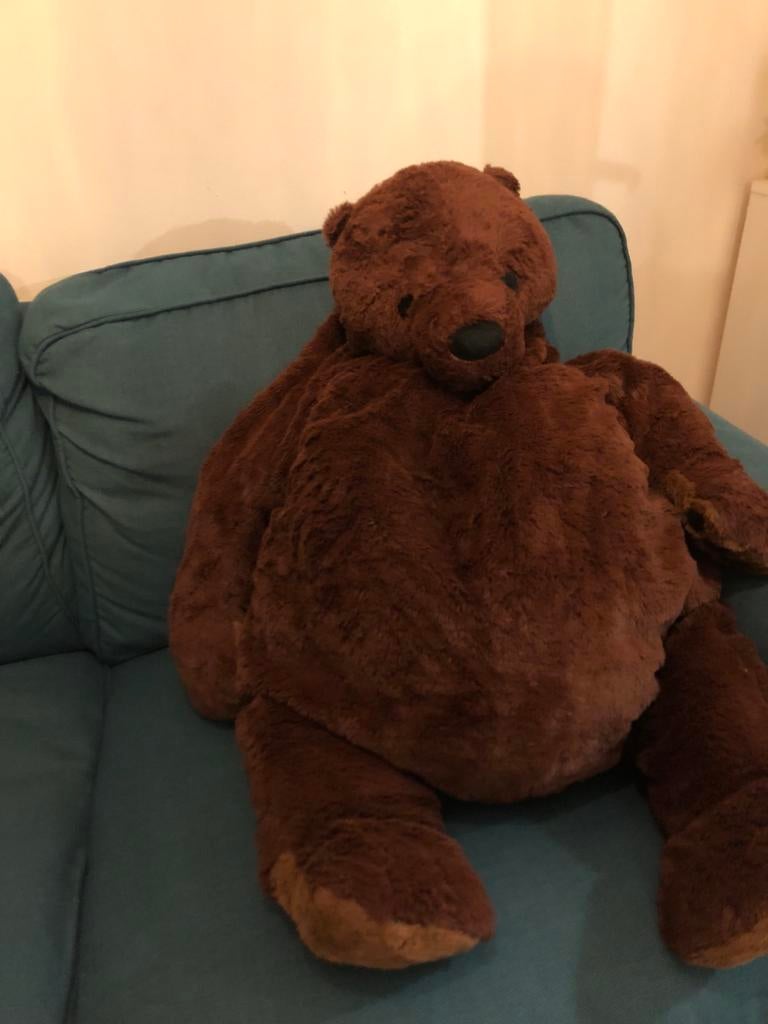 Ikea Djungelskog knuffelbeer, Ophalen, Zo goed als nieuw, Beer
