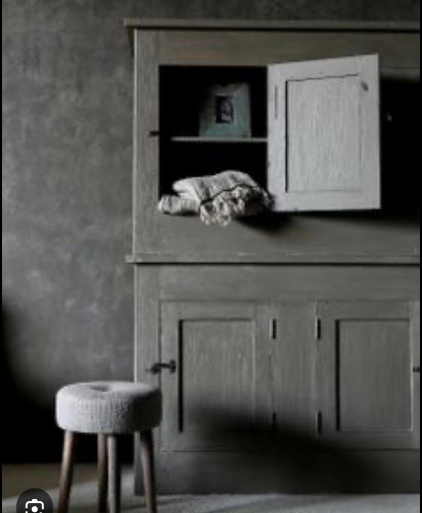 Hoffz 6-deurs kast grijs - Stoer landelijk design, Huis en Inrichting, Kasten | Kledingkasten, Gebruikt, 150 tot 200 cm, 25 tot 50 cm