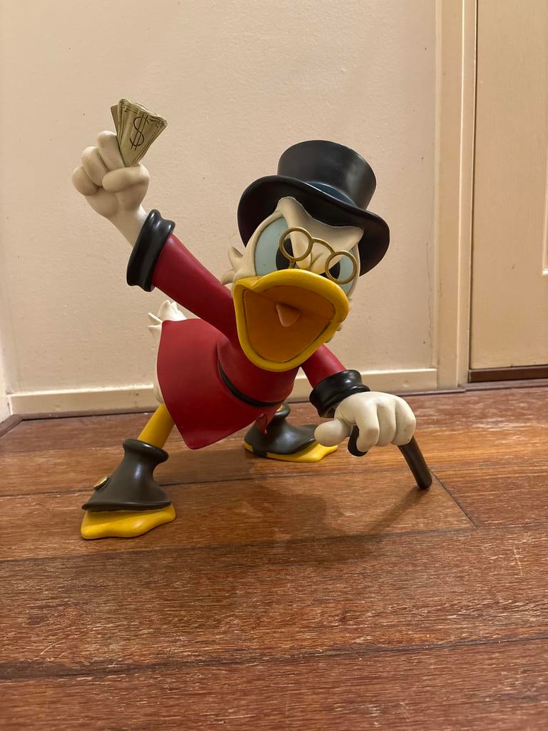 Dagobert Duck Beeld - Disney Figuur, Verzamelen, Ophalen, Zo goed als nieuw