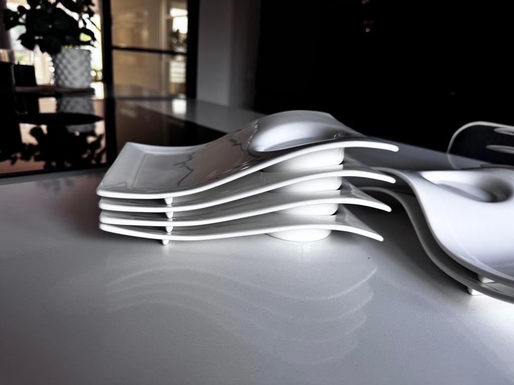 10x Villeroy & Boch New Wave Partyschaal groot  22x16 cm, Ophalen of Verzenden, Effen, Porselein, Schaal of Schalen