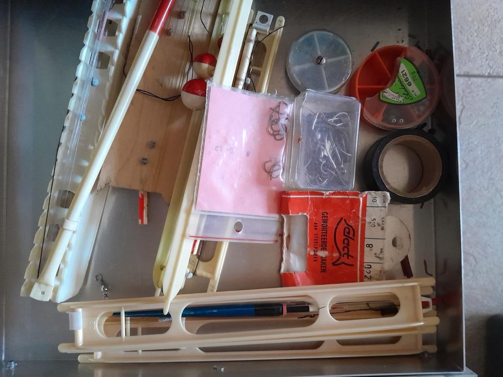 Visspullen vismolens hengel, Ophalen