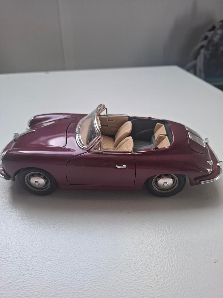 Modelauto Porsche 356 B (1961) - Bburago 1:18, Ophalen of Verzenden, Gebruikt, Auto, Bburago