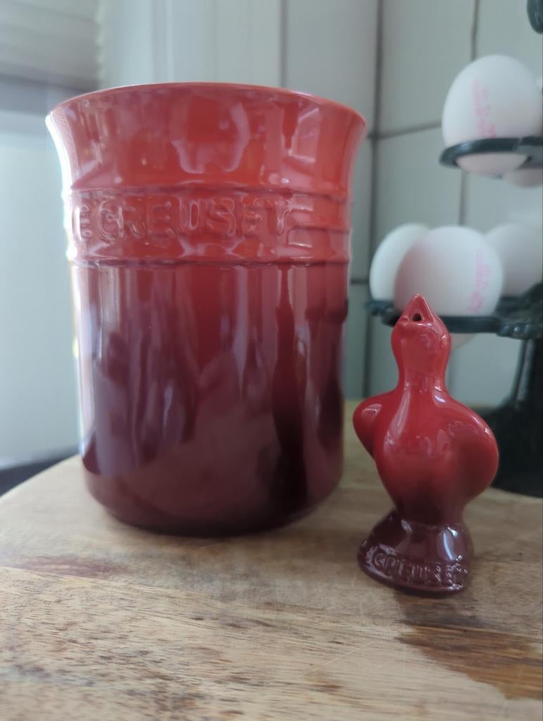 Pollepol pot le creuset ketsenrood, Ophalen of Verzenden