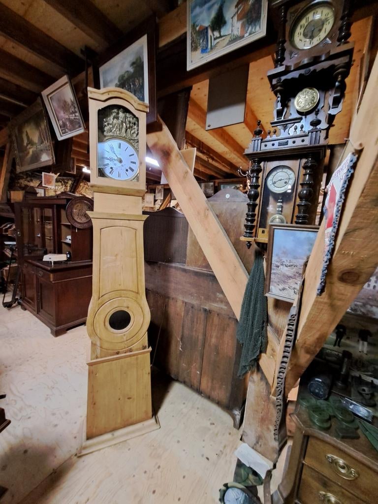 Staande klok, Ophalen