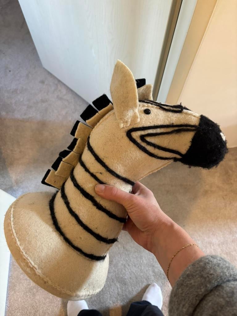 Wanddecoratie zebra, Ophalen of Verzenden, Zo goed als nieuw