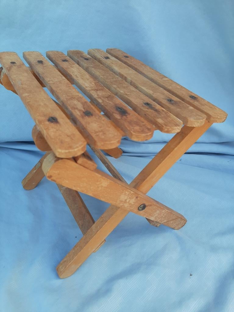 Mini klaptafeltje, Ophalen of Verzenden, Gebruikt, Hout