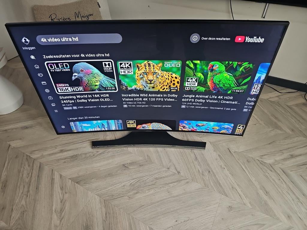 SAMSUNG SMART TV 55 INCH CURVED APPS, Audio, Tv en Foto, Televisies, Ophalen of Verzenden, Zo goed als nieuw, 100 cm of meer, Samsung