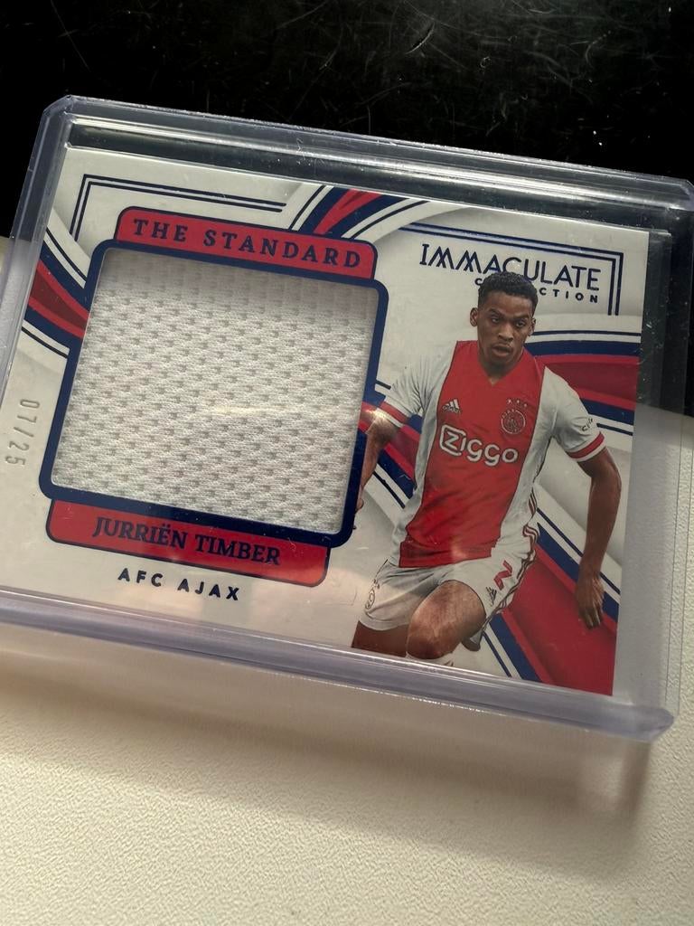 Jurrien timber Ajax patch /25 immaculate, Ophalen of Verzenden, Nieuw, Ajax, Poster, Plaatje of Sticker