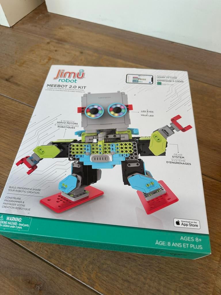 Jimu Robot MeeBot 2.0 Kit - Programmeerbare Robot, Ophalen of Verzenden, Gebruikt, Bouwen, Met licht