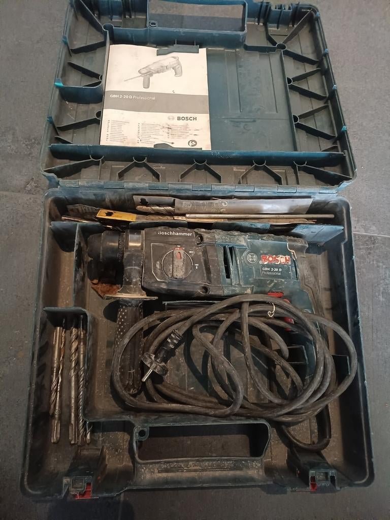 Klopboormachine, Ophalen