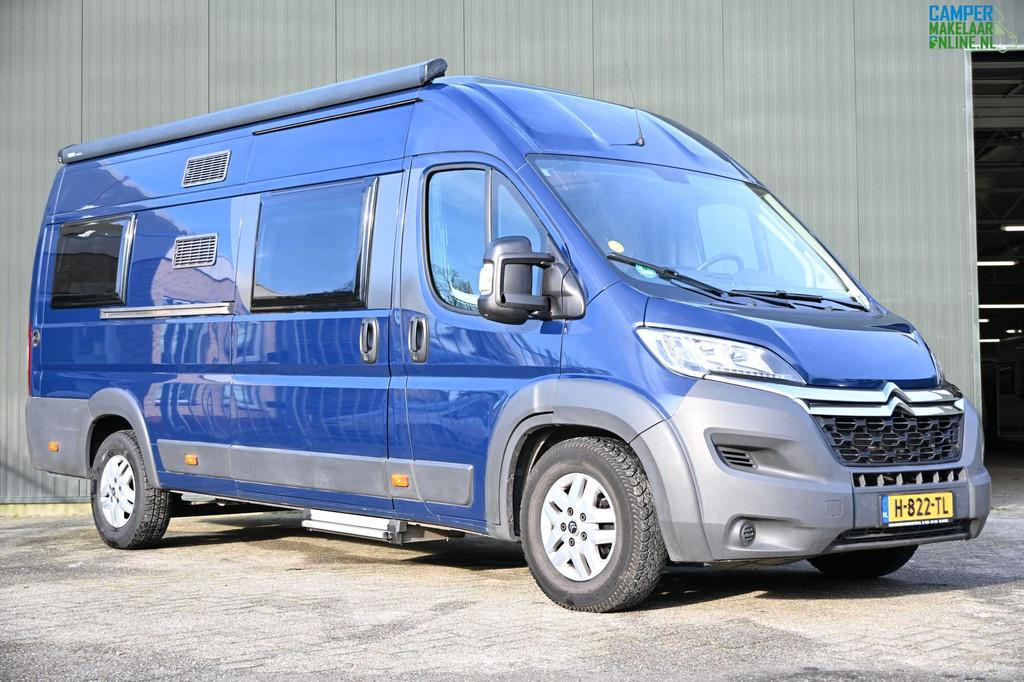 Pössl Roadcruiser 640 Enk bedden|Luifel|Zonnepaneel|Schotel, Caravans en Kamperen, Verwarmde buitenspiegels, Buscamper of Camperbus