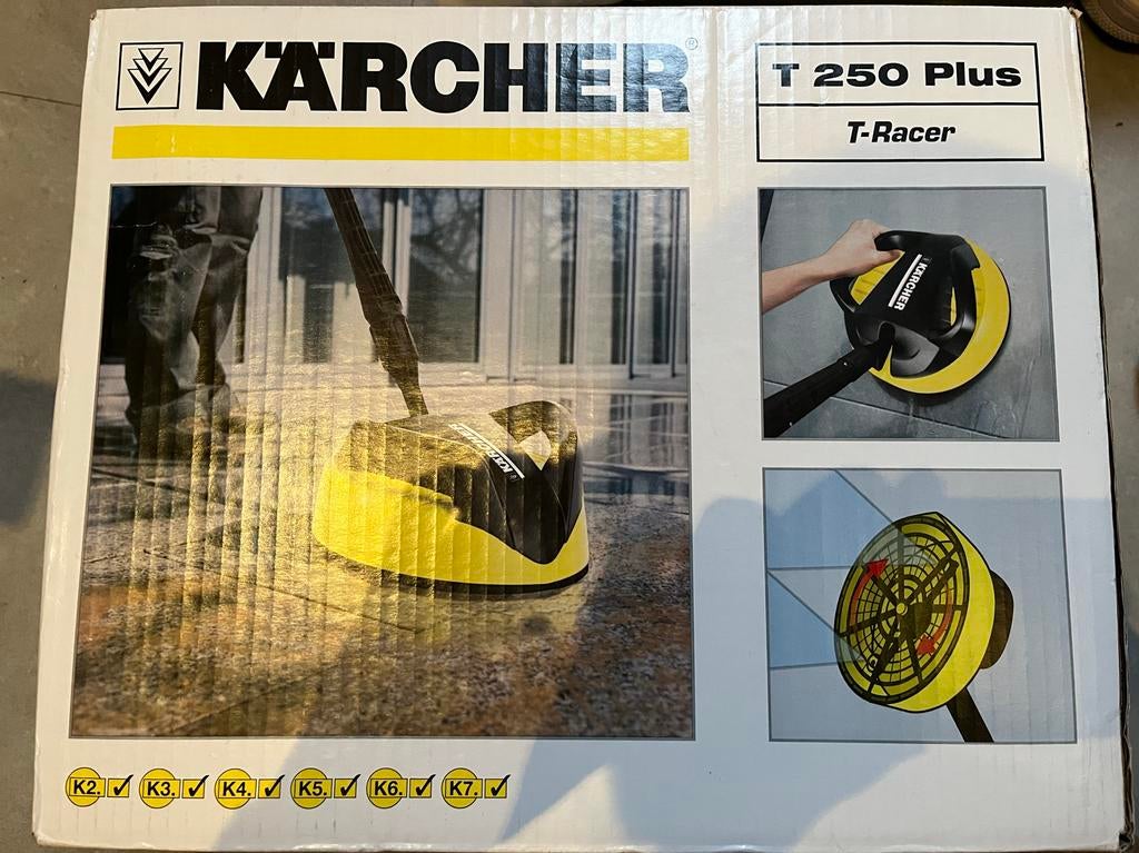 Kärcher T 250 Plus T-racer, Ophalen of Verzenden, Nieuw, Elektrisch, Met regelbare waterdruk