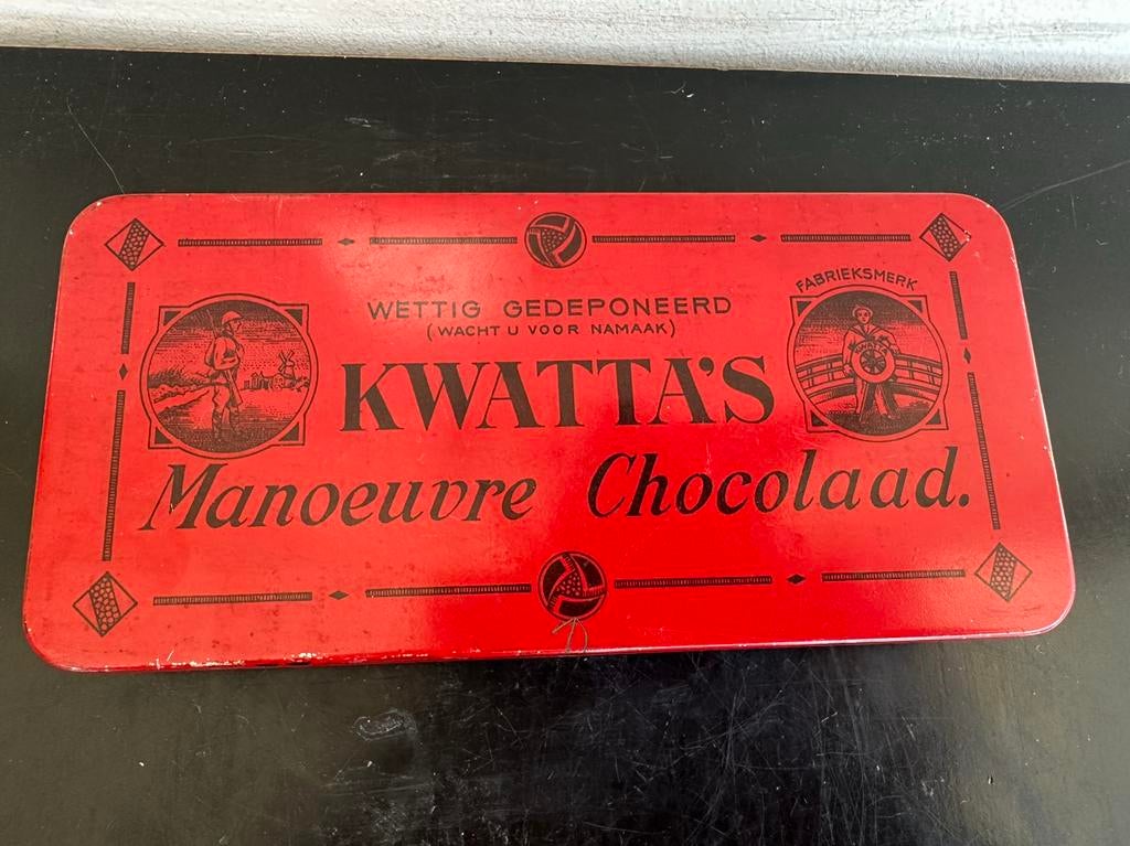 Kwatta chocolade Manoeuvre rantsoen Militair blik, Ophalen of Verzenden, Gebruikt, Overige