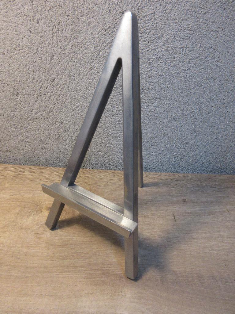 Vintage kleine metalen ezel display schildersezel, Ophalen of Verzenden, Gebruikt, Ezel