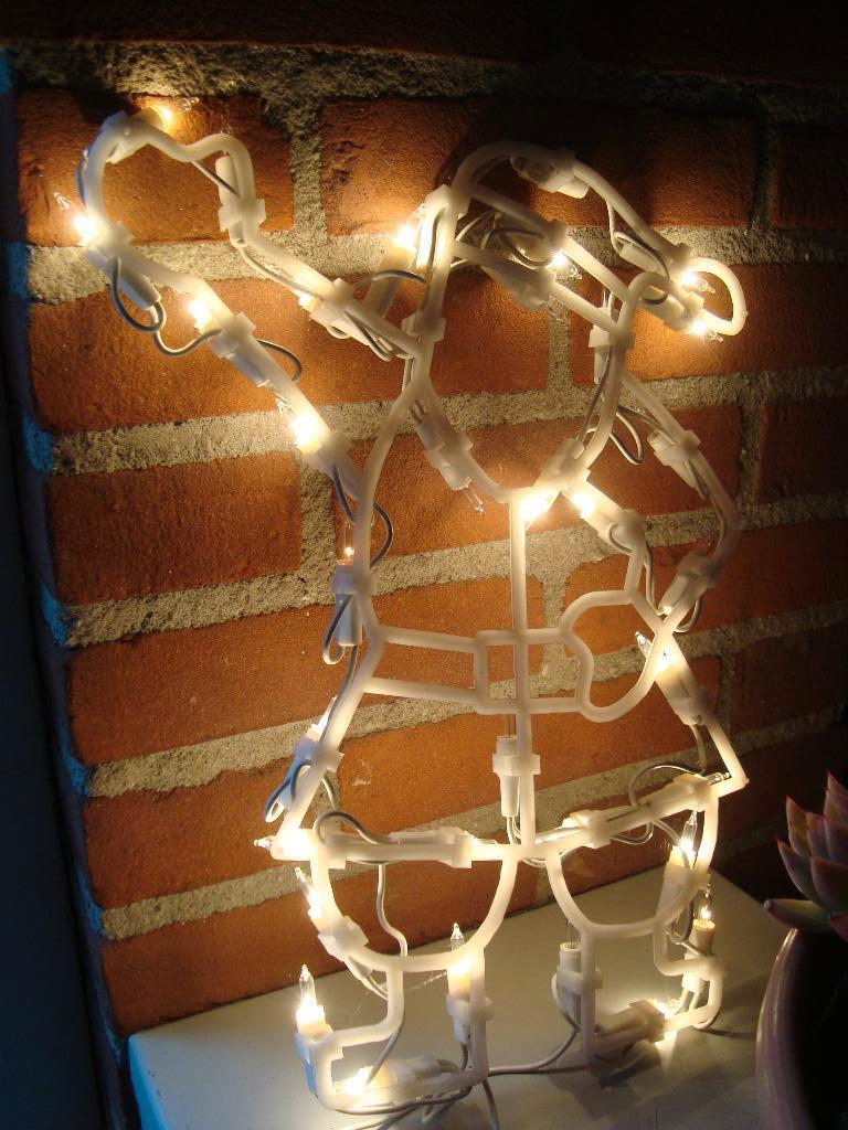 Kerstman met licht, Ophalen of Verzenden, Zo goed als nieuw