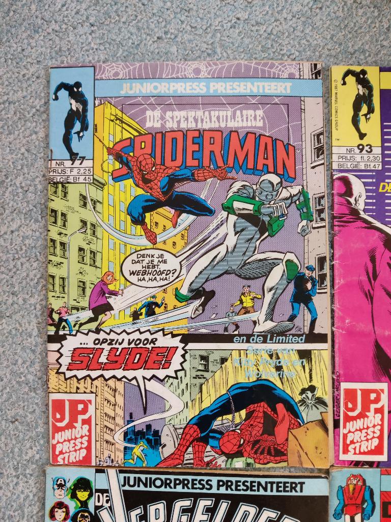 Juniorpress Conan de Barbaar, spiderman, vergelders Comics, Boeken, Meerdere comics, Ophalen of Verzenden, Gelezen, Europa