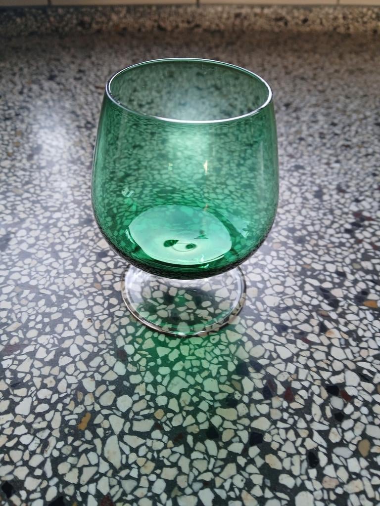 Carnaval glas - Cognacproefglaasje - K9, Antiek en Kunst, Ophalen of Verzenden