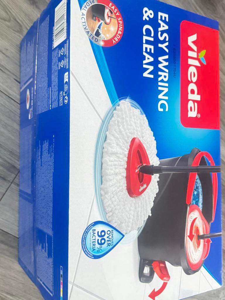 Vileda Easy Wring & Clean Dweilset, Ophalen of Verzenden, Dweilemmer, -bak, of -wagen
