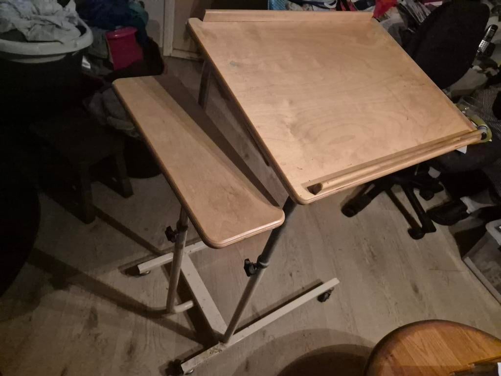 Tafel ziekenhuis bed, Gebruikt, Ophalen of Verzenden, 75 cm of meer, 60 cm of meer