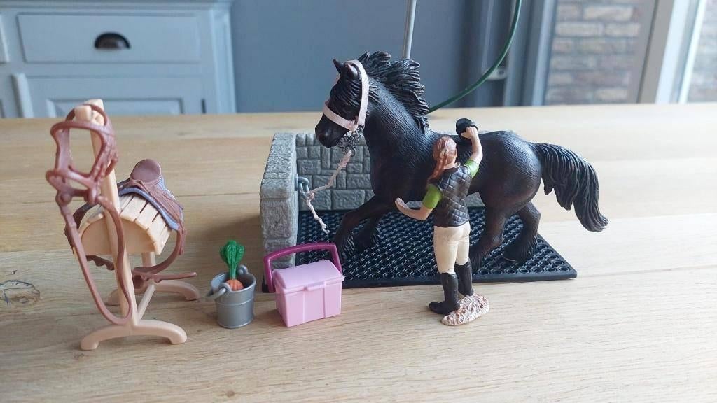 Schleich poetsplaats, Ophalen of Verzenden, Zo goed als nieuw, Jongen of Meisje