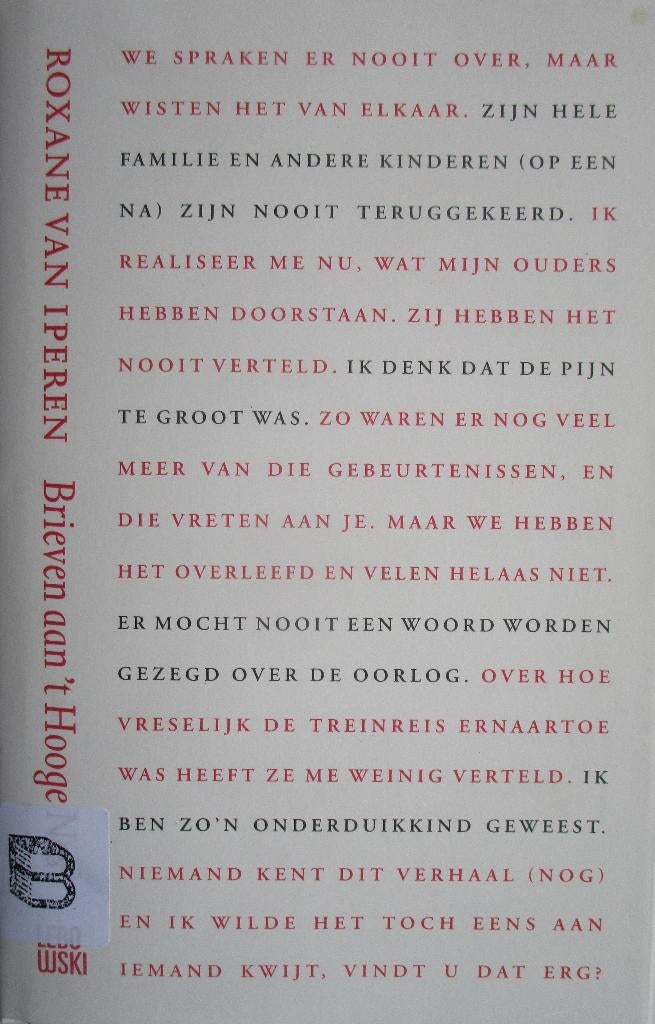 boek Brieven aan t Hooge Nest, Boeken, Ophalen of Verzenden, Tweede Wereldoorlog, Zo goed als nieuw, Algemeen