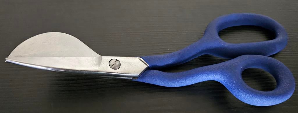 Eendenbekschaar, Hobby en Vrije tijd, Stoffen en Lappen, Overige materialen, Blauw, Ophalen of Verzenden, Zo goed als nieuw