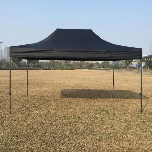 Easy-Up Marktkraam Verkoopstand Partytent Vouwtent Zwart, Opvouwbaar, Partytent, Nieuw, Minder dan 5 meter