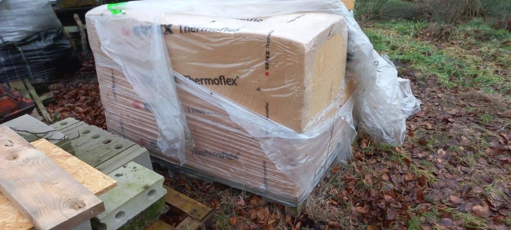 Houtvezel isolatie Gutex, Doe-het-zelf en Verbouw, Isolatie en Afdichting, Ophalen, Overige materialen, 10 tot 15 m², Dakisolatie