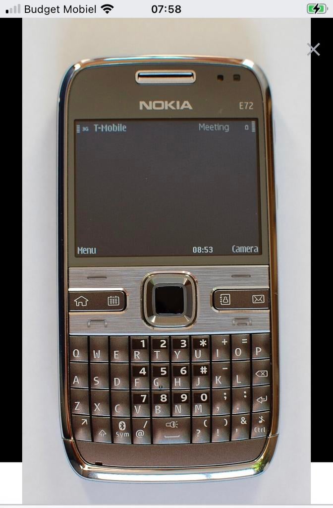 Nokia e72 2stuks, Ophalen of Verzenden, Zo goed als nieuw, Zwart