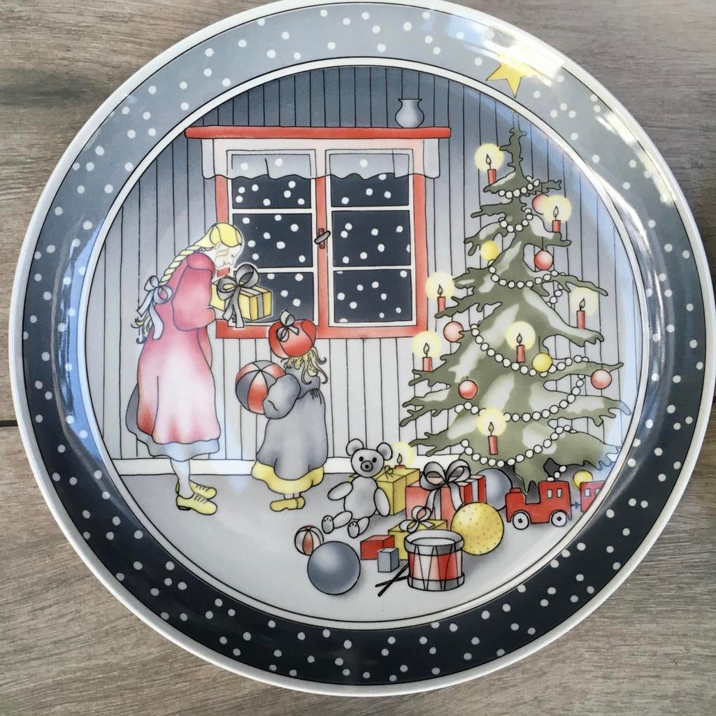 Set vier kerstborden Villeroy en Boch, Ophalen of Verzenden