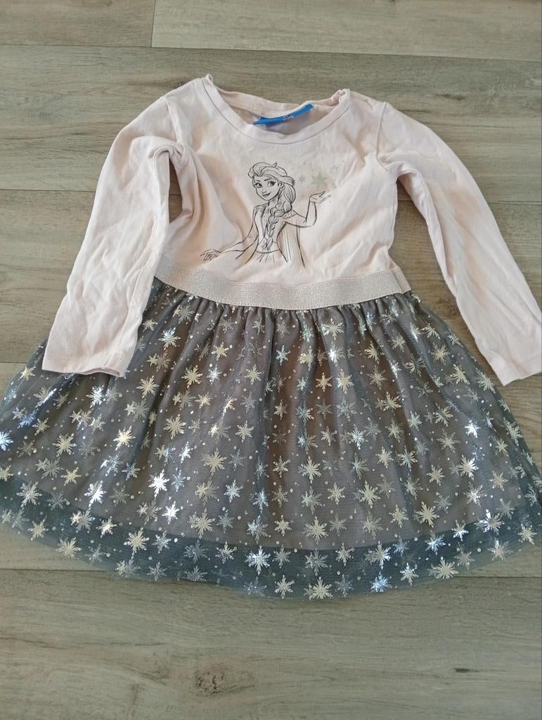 Jurkje Frozen 92 cm.1,5 tot 2 jaar zgan, Ophalen of Verzenden, Zo goed als nieuw, Meisje, Jurk of Rok