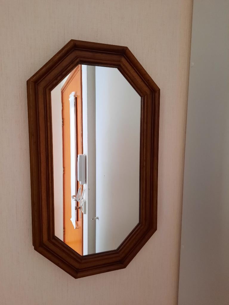 Te koop aangeboden: spiegel (vintage), Ophalen, Minder dan 50 cm, Zo goed als nieuw, Minder dan 100 cm