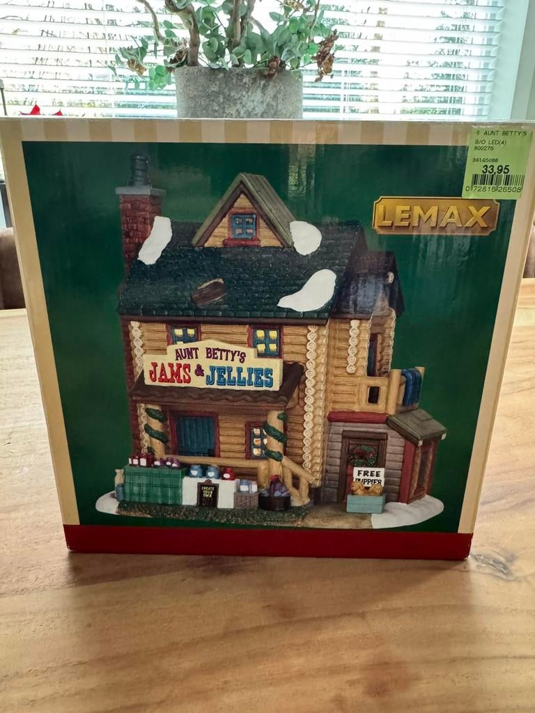 Lemax: 3 mooie huisjes voor in je kerstdorp, Diversen, Kerst, Ophalen of Verzenden, Zo goed als nieuw