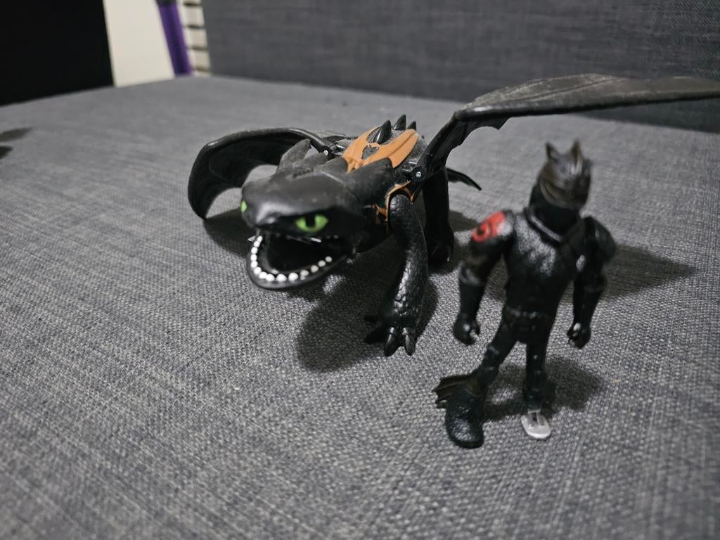 Hoe tem je een draak - Tandloos en Hikkie figuren, Ophalen of Verzenden, Gebruikt