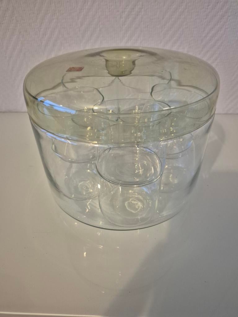 Floris Meydam Leerdam Kristal Bowlset - Space Age Design, Antiek en Kunst, Ophalen of Verzenden