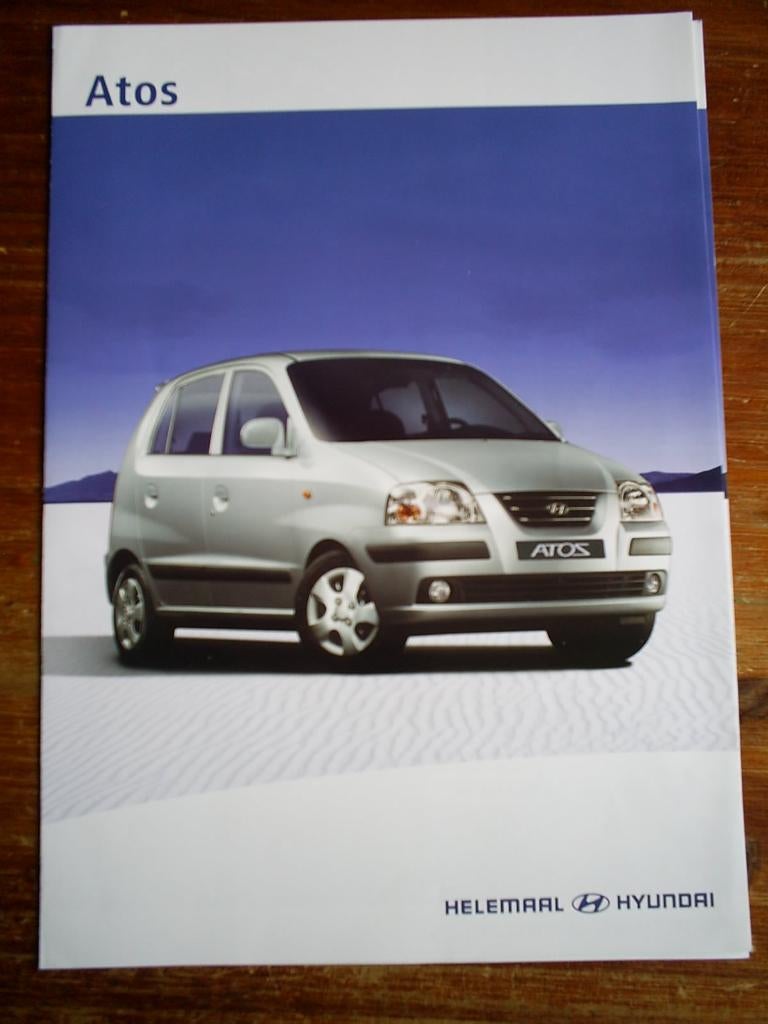 Hyundai Atos [ Atoz ] 2003 6 pag., Verzenden, Zo goed als nieuw, Overige merken