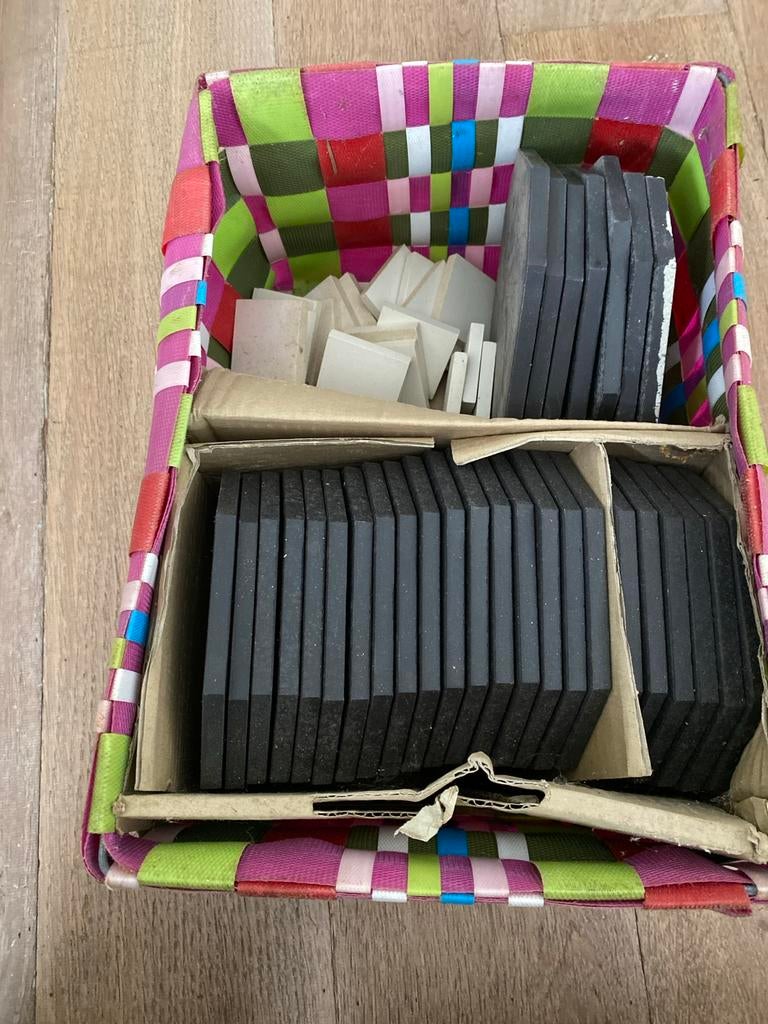 Winckelmans tegels hexagonaal 15x15 cm  zwart., Doe-het-zelf en Verbouw, Tegels, Ophalen, Overige materialen, Nieuw, Minder dan 20 cm