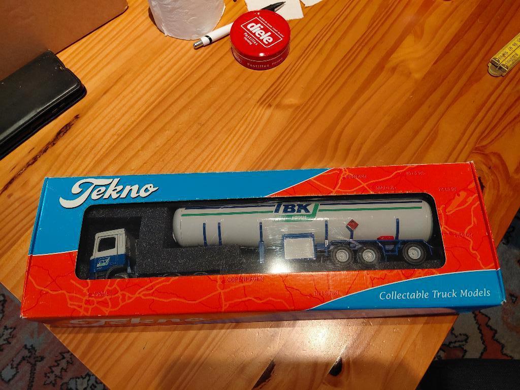 TEKNO special ,BK gastank modelvrachtauto 1/50  (ZGAN)+DOOS, Ophalen of Verzenden, Nieuw, Bus of Vrachtwagen, Tekno