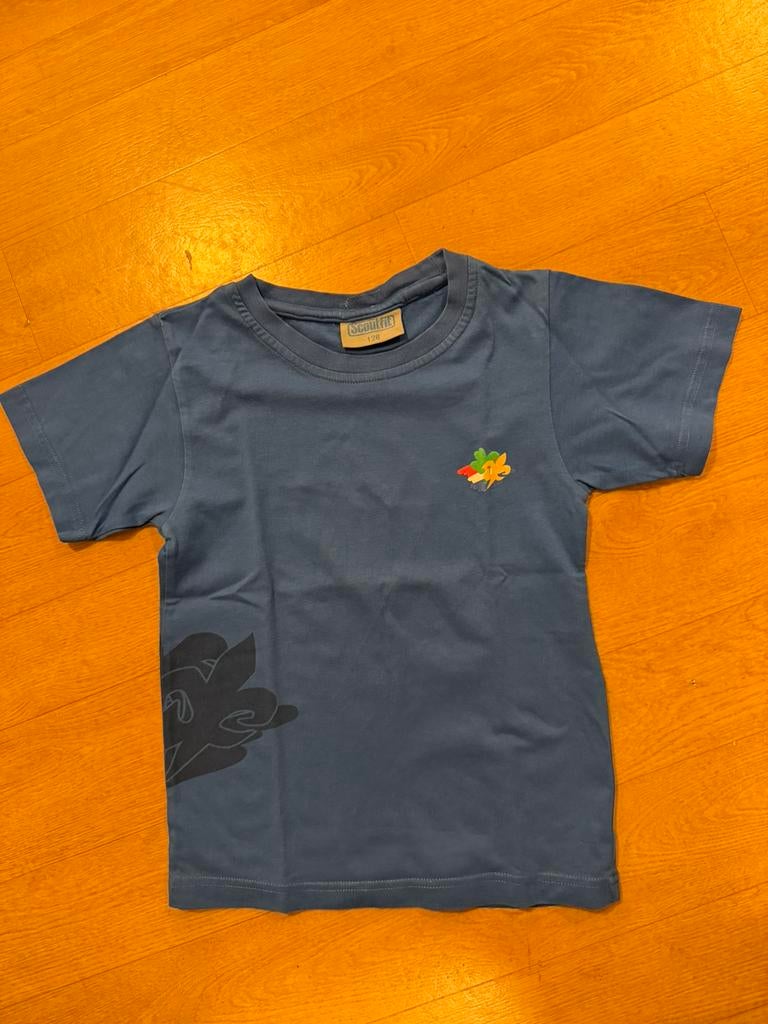 T-shirt Scouting mt 128, Verzamelen, Scouting, Ophalen of Verzenden, Gebruikt, Kleding