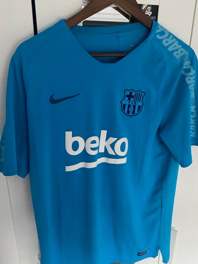 Barca Shirt - Voetbalshirt, Ophalen of Verzenden, Zo goed als nieuw, Maat 48/50 (M), Blauw