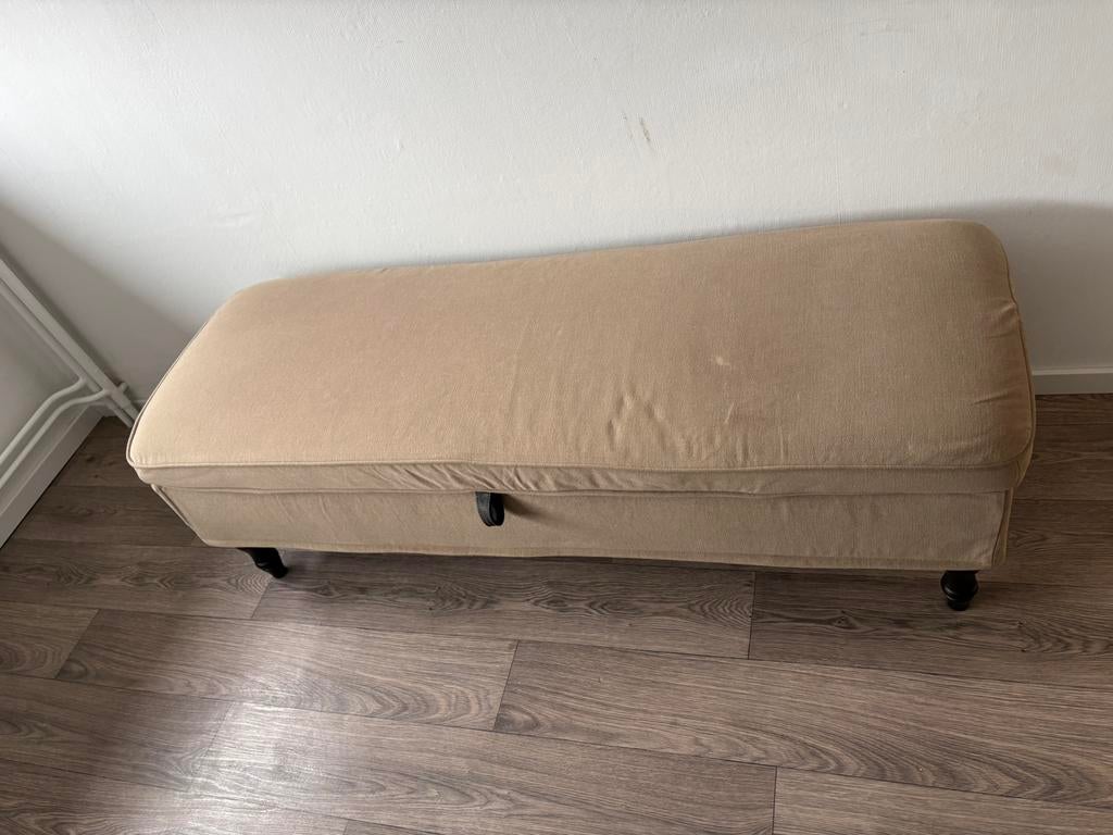 Opbergbankje ikea Stocksund (Moet weg!), Ophalen of Verzenden, Gebruikt, Rechthoekig, 125 cm of meer