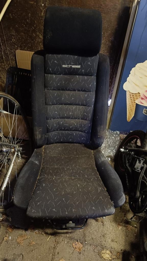 Scheel Autostoel - Klassieke Sportstoel, Ophalen, Gebruikt, Universele onderdelen